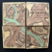 Photographed Graphic Prop – Map of the Drudgery